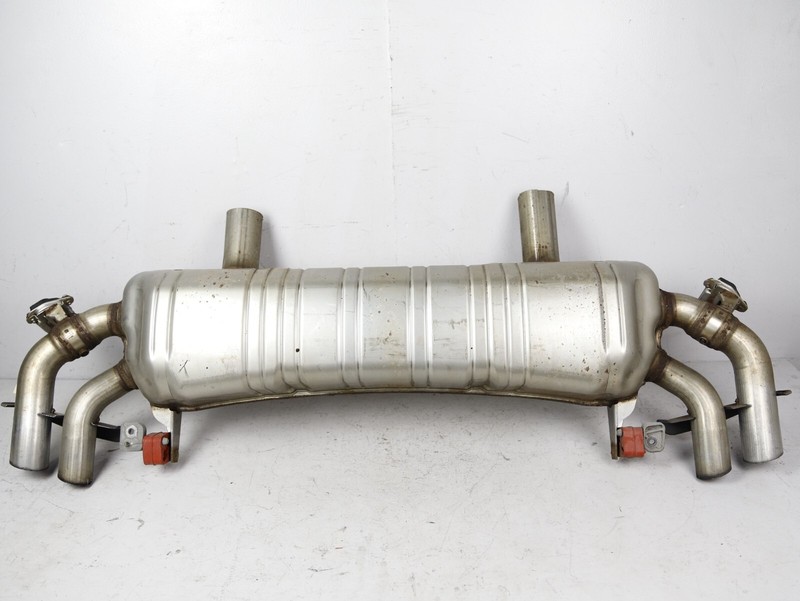 2016-2019 BMW 750 G12 4.4L EXHAUST SYSTEM REAR MUFFLER CUT OEM π66K