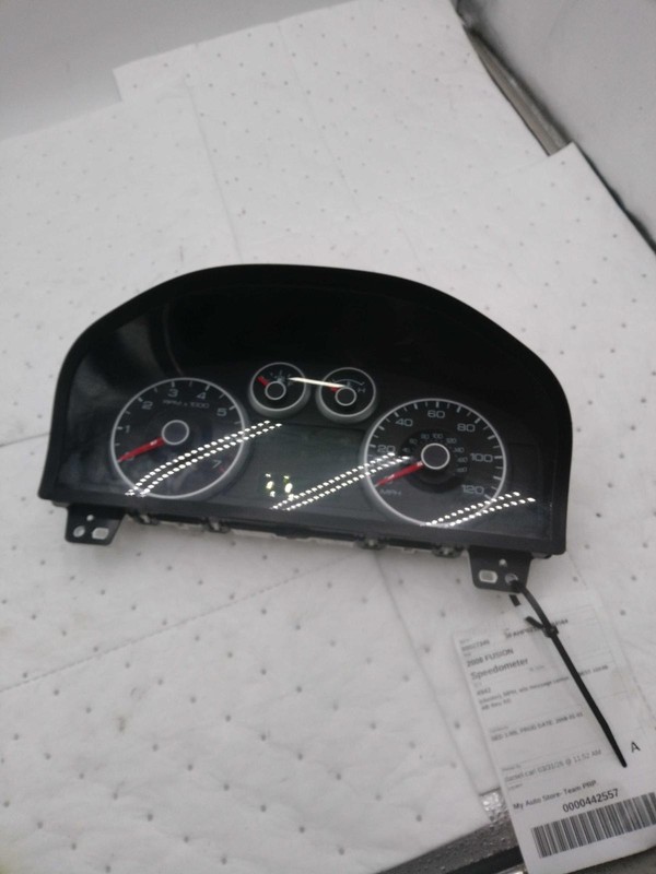 2008 Ford Fusion Speedometer Gauge OEM Green 57K Miles NJ25-27346-696580