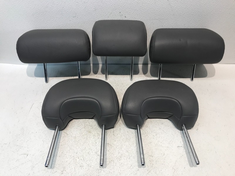 06-09 Toyota Prius Front Rear Headrest Head Rest Set of 5 Leather Gray OEM