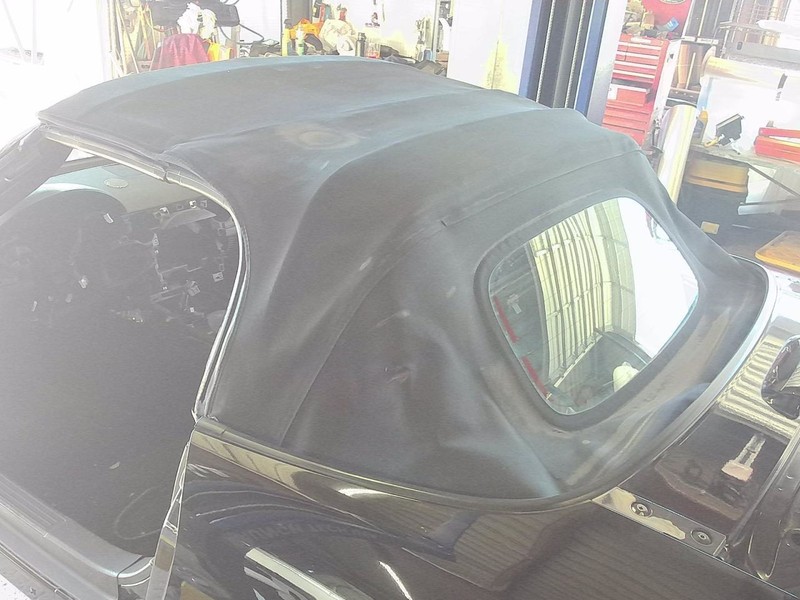 09-15 Mazda Mx-5 Miata NC Black Convertible Soft Top Roof