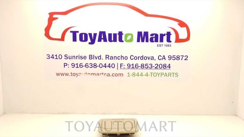 99 00 01 02 TOYOTA SOLARA ROOF COMPARTMENT TAN