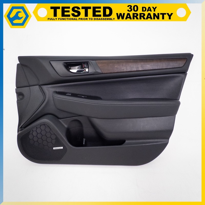 15-19 SUBARU OUTBACK LEGACY FRONT RIGHT SIDE INTERIOR DOOR PANEL TRIM BLACK OEM