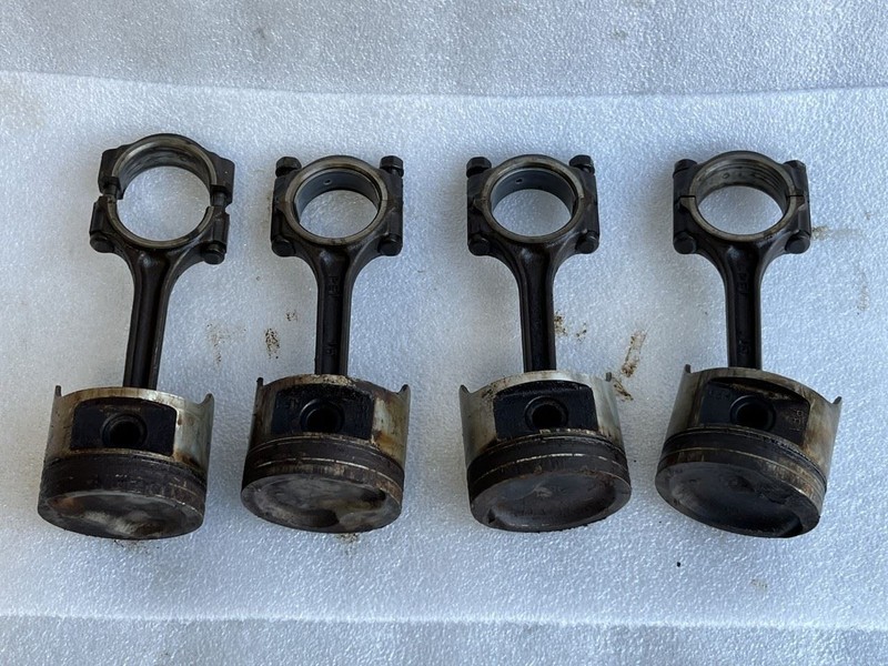 1984 1985 1986 1987 HONDA CIVIC ENGINE PISTON SET 4 PIECES 1.5L