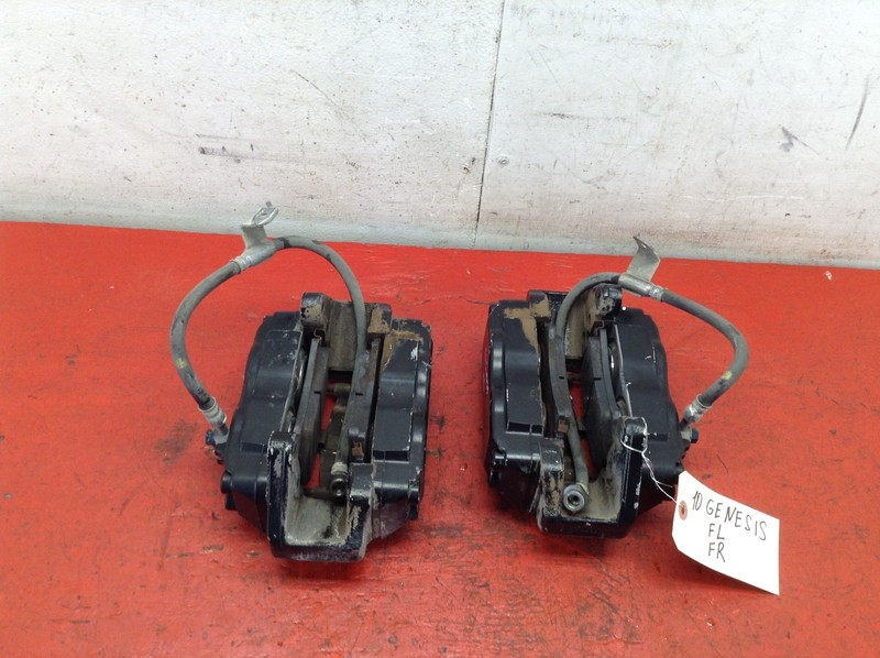 09-16 HYUNDAI GENESIS 2WD FRONT LEFT / RIGHT BRAKE CALIPER SET OEM