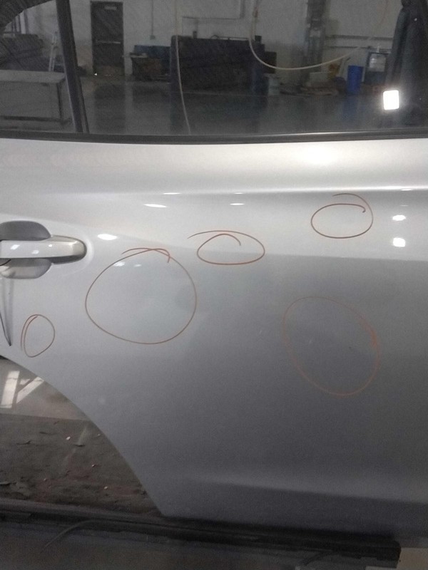 2018 Subaru XV Crosstrek Rear Right Door Silver Used OEM 719610