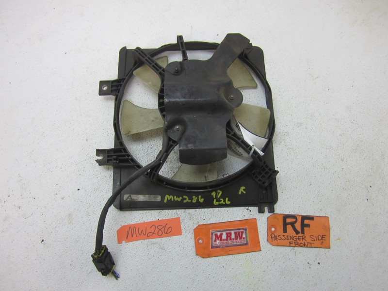 RADIATOR FAN MOTOR SHROUD CONDENSER AC RIGHT BLADE 6 CYLINDER for MAZDA 626 MX-6