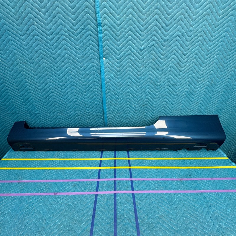 2007–2014 Audi TT Roadster Convertible Left Side Skirt Cover Blue OEM 8J0853855D