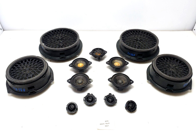 ✅ 14-17 OEM Audi SQ5 Front Rear Left Right Door Dash Speaker Tweeter SET Of 13