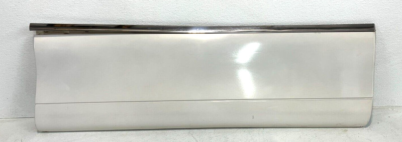 98-11 Lincoln Town Car Front Right Passenger door molding White w/chrome insert