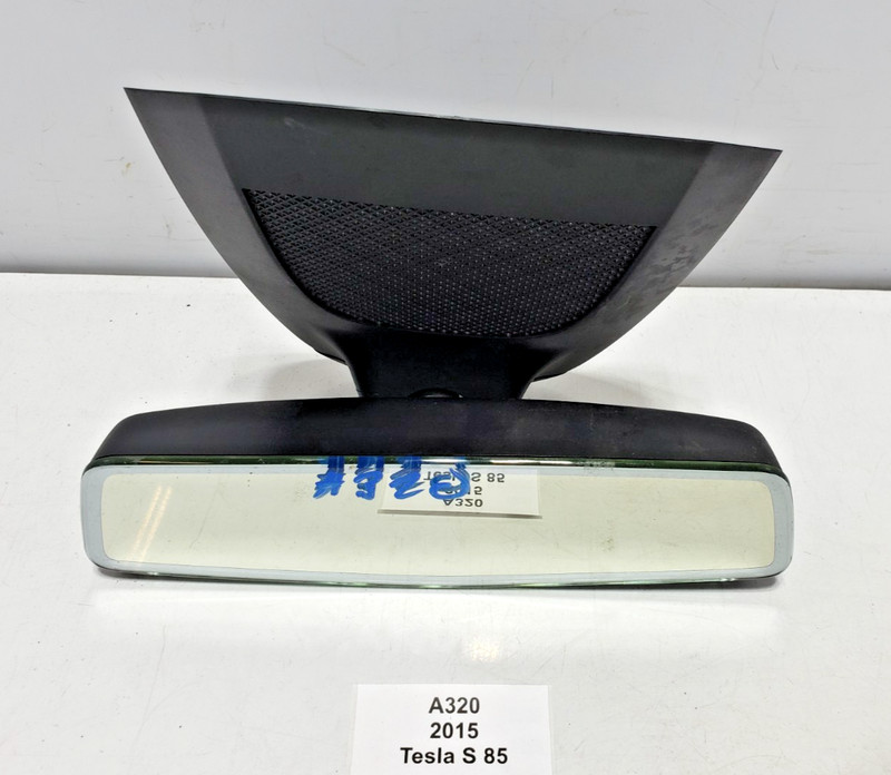 ✅ 2012-2016 OEM Tesla Model S Front Interior Rear View Mirror W/ Cover