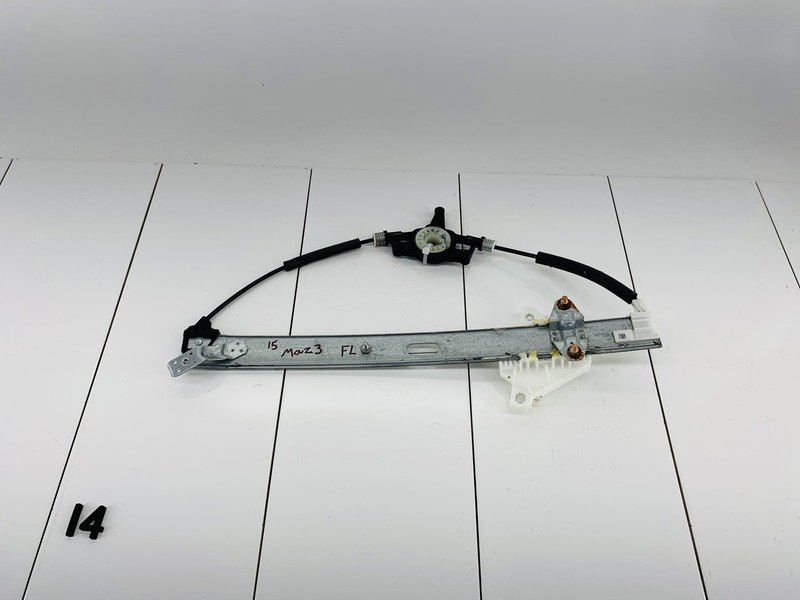 15-18 MAZDA 3 SEDAN FRONT LEFT DRIVER SIDE DOOR WINDOW REGULATOR OEM