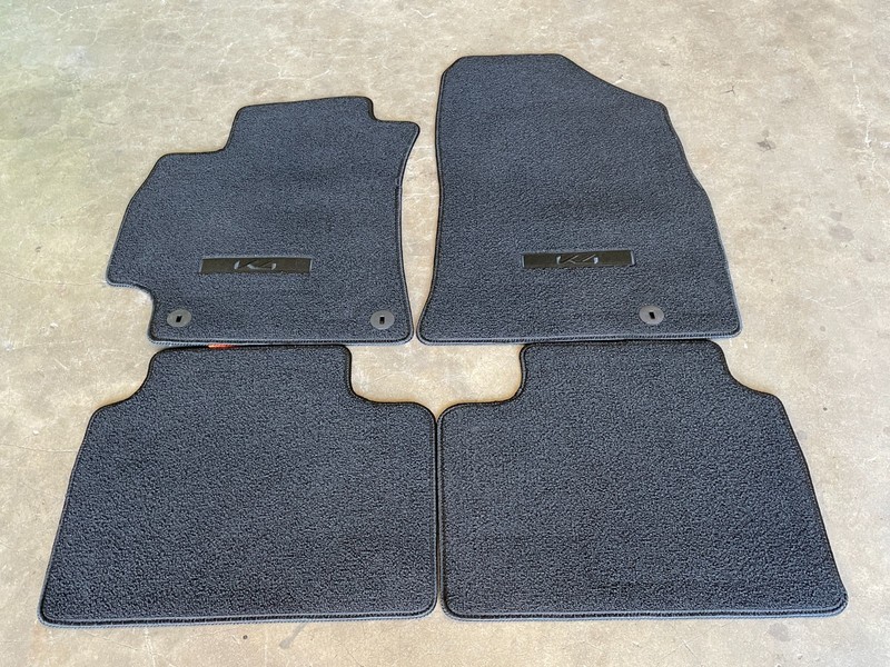 2025 25 Kia K4 Front Rear Left Right Carpet Floor Mat Set Black 1639 OEM
