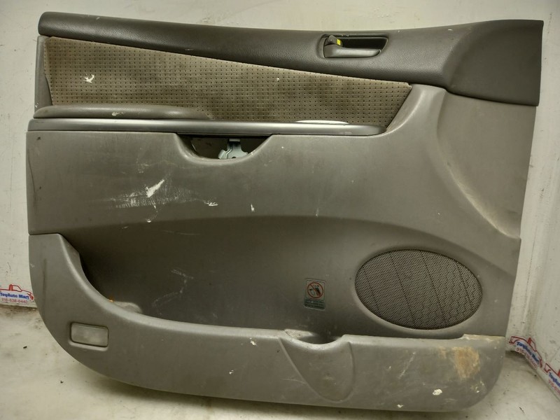 09 TOYOTA SIENNA LE FRONT DRIVER LEFT DOOR PANEL GRAY-FC12