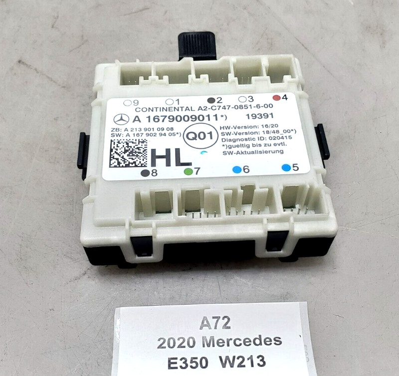 ✅ 17-20 OEM Mercedes W213 E350 Rear Left Driver Door Control Module