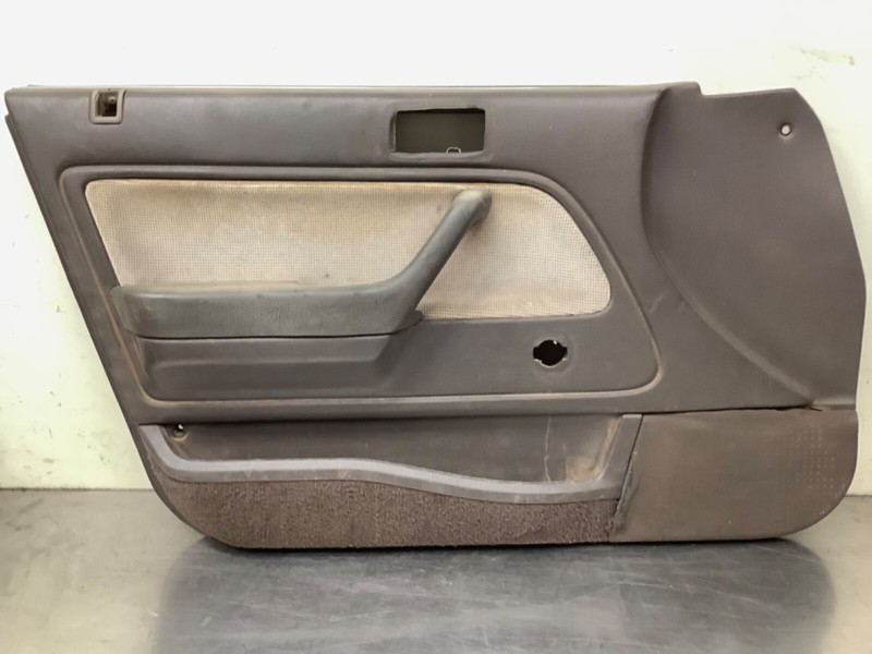 90-91 Accord 4DR SEDAN DX MANUAL GLASS Left Front Door Panel Lining Brown OEM