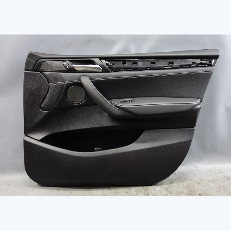 2011-2018 BMW F25 X3 F26 X4 Front Right Passenger Door Panel Black Leather OEM