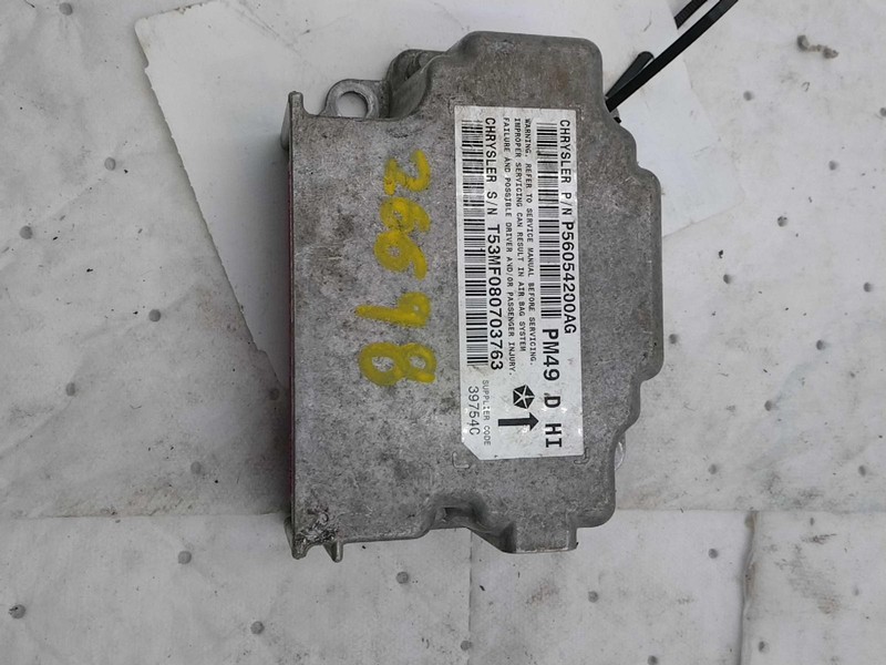 Used Air Bag Module fits: 2010 Dodge Caliber Air Bag w/front seat mounted air ba