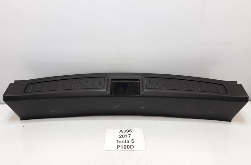 ✅ 2012-2020 OEM Tesla Model S Rear Trunk Sill Scuff Plate Molding Trim Cover