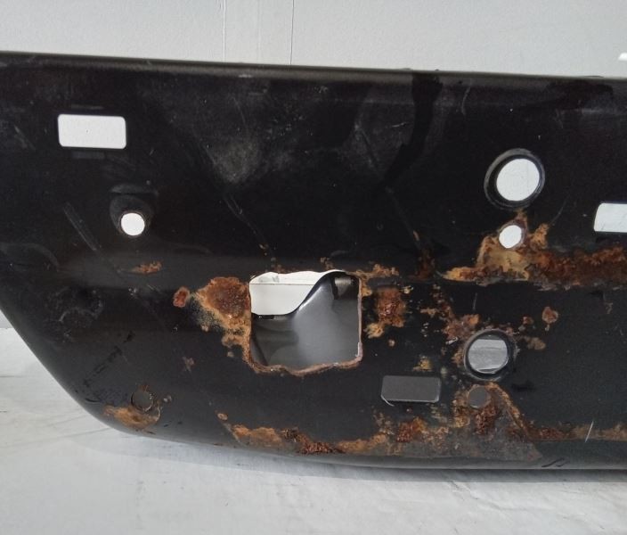 2017-2022 F250 RH PAINTED BUMPER END w/ Sensor Holes OEM HC3Z17906LPTM