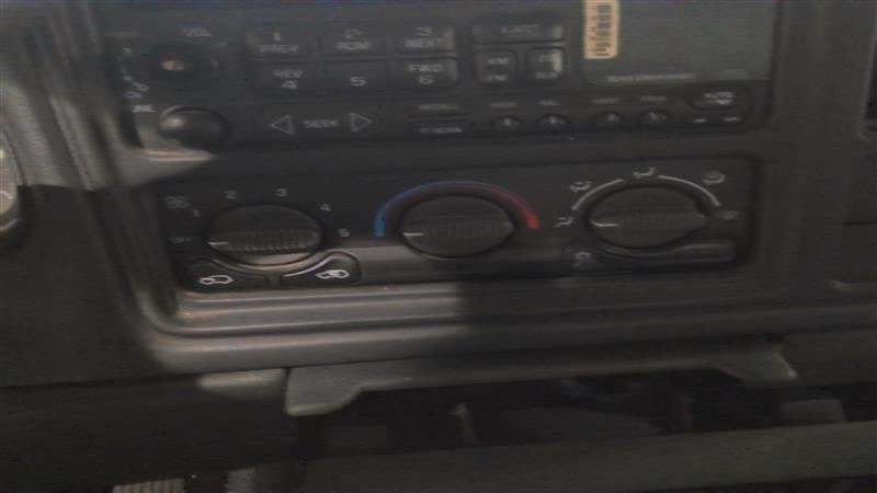 Temperature Control With AC Manual Control Fits 99-02 SIERRA 1500 PICKUP 3382901