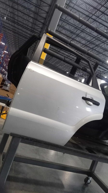 2009 Hyundai Tucson Left Rear Door Silver - Used, 190K Miles, OEM Not Genuine