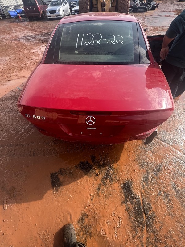 2003-2012 MERCEDES SL500 R230 REAR HATCH DECKLID TRUNK LID ASSEMBLY OEM RED 590U