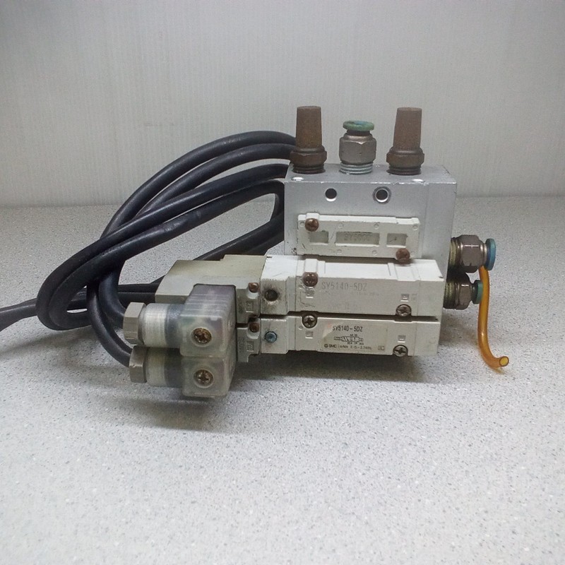 SMC (2) SY5140-5DZ with SY5000 Solenoid Valve