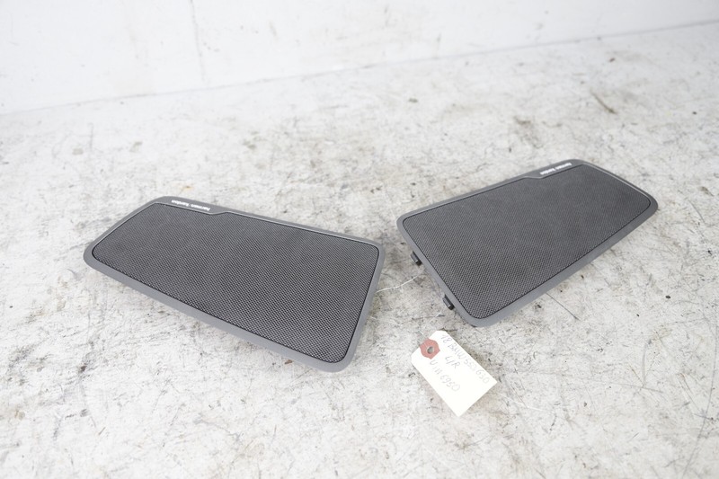 17-22 BMW G30 F90 F93 M5 M8 Rear Shelf Speaker Cover Harman Kardon Pair OEM