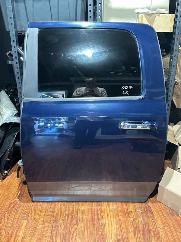 2015 2016 2017 Dodge Ram 2500 Laramie Left Rear Door Complete PBU BLUE OEM