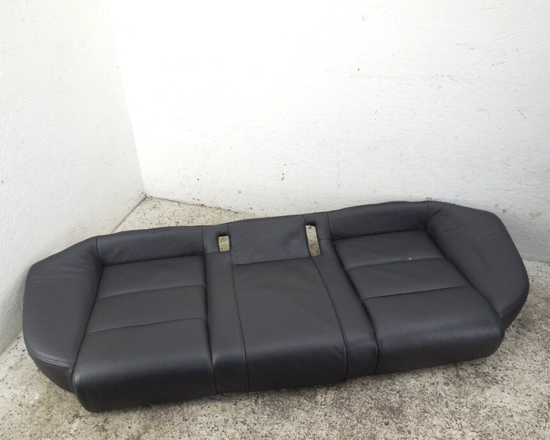 2007 07 Audi A6 Sedan Rear Lower Bottom Seat Cushion OEM Leather Black