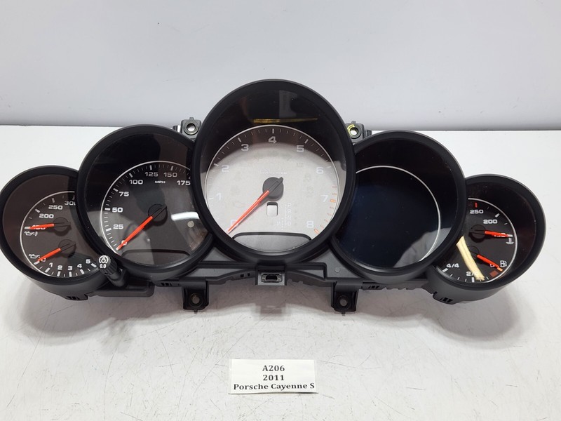 ✅ 2011 OEM Porsche Cayenne S 958 Instrument Cluster Speedometer