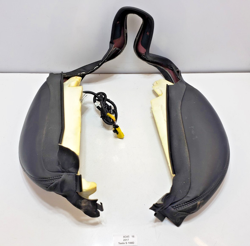 ✅ 2016-2020 Tesla Model S Front Right Passenger Side Seat Bolster Cushion Black