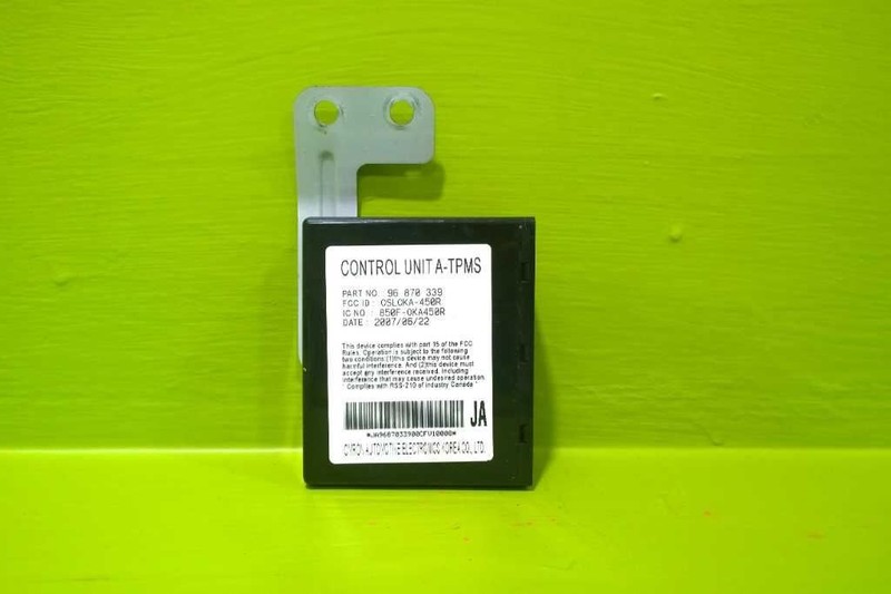 07 08 FORENZA TPMS TIRE PRESSURE MONITOR CONTROL MODULE OEM 3863-18