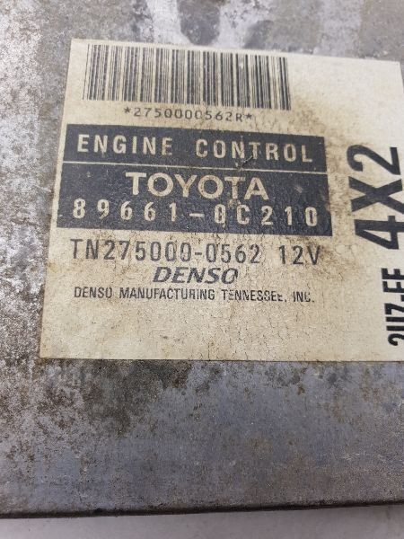 01-02 TOYOTA TUNDRA ENGINE ELECTRONIC CONTROL MODULE ECM ASSEMBLY