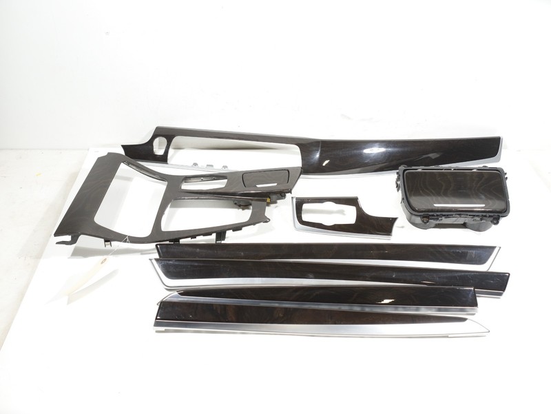 11-16 BMW F10 Center Dash Air Vent Door Interior Trim Wood Ash Grain SET