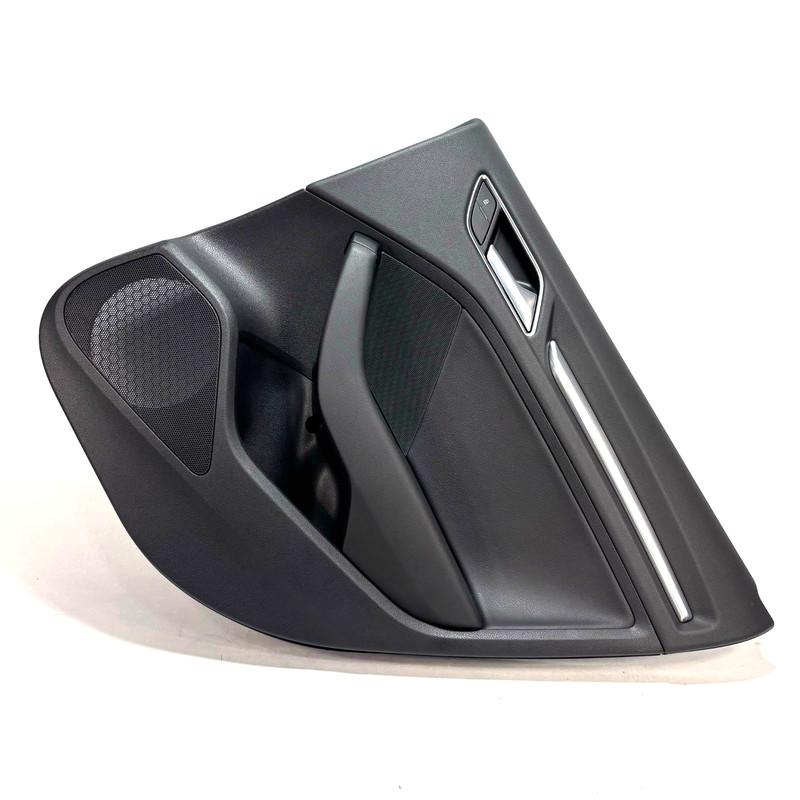 📌 2015 - 2020 AUDI A3 REAR RIGHT PASSENGER SIDE DOOR TRIM PANEL BLACK OEM