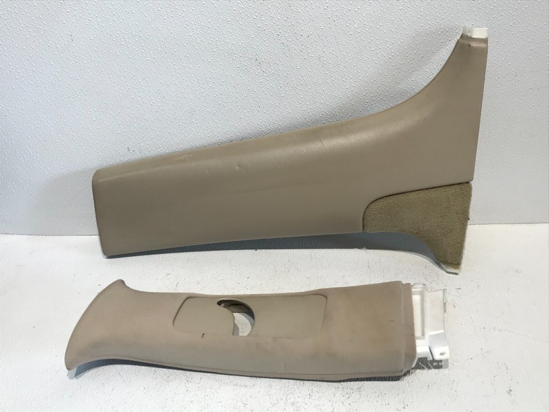 01-03 Lexus LS430 Pillar Upper Lower Inner Trim Panel LH Left Driver OEM Beige