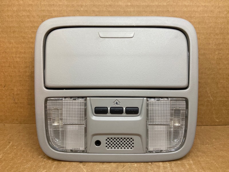 2005-2010 Honda Odyssey Pilot Light Gray Over Head Overhead Console Homelink