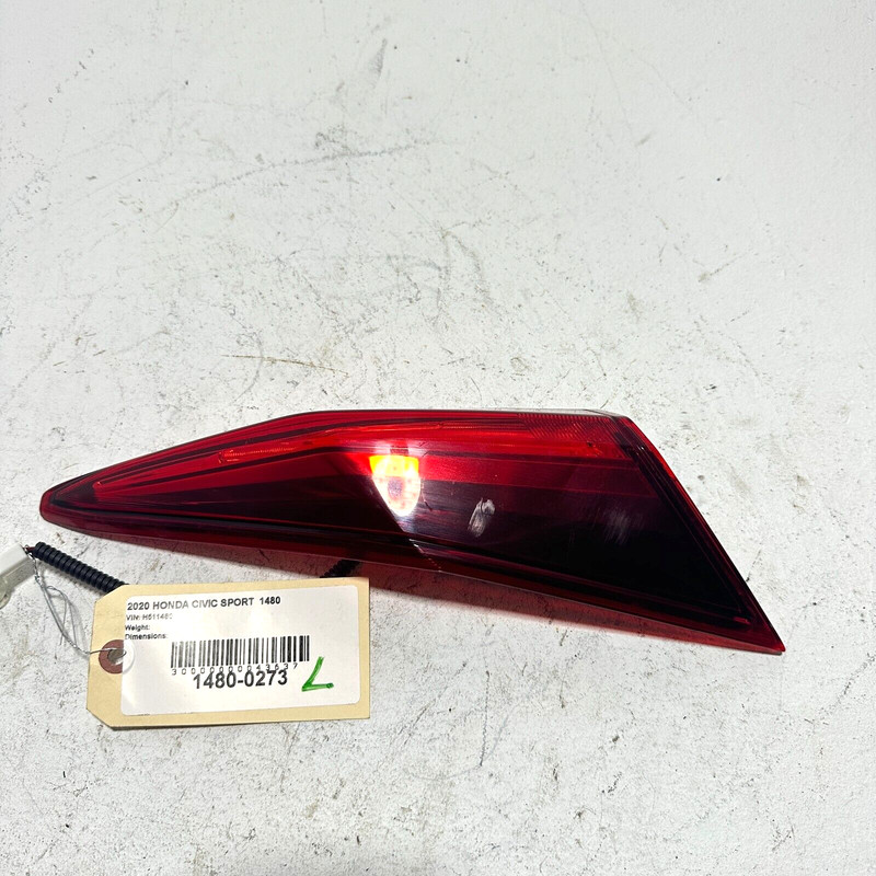 Rear Left / Driver Side Inner Tail Light Lamp Honda Civic 2016-2021 OEM