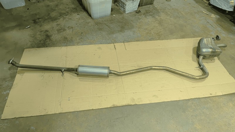 18-21 Honda Civic EX LX 2.0L Sedan Exhaust System Center Pipe & Muffler Assy OEM