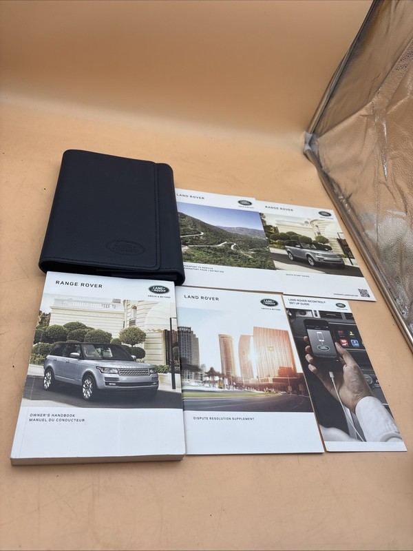 2017 Land Rover RANGE ROVER Owners Manual With Free Shipping And Case Included