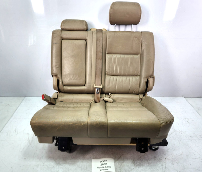 ✅ 98-02 OEM Toyota Land Cruiser J100 Rear Left Driver 2nd Row Seat Leather NOTE*