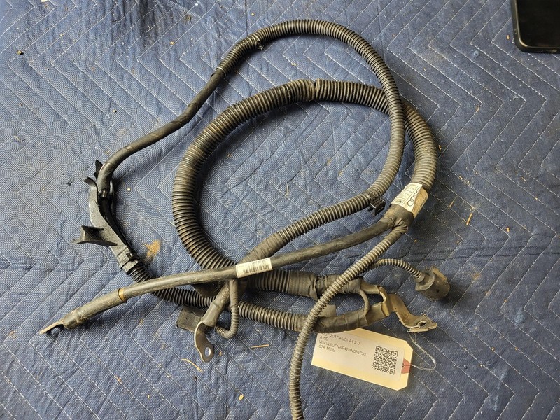 Used Oem Audi Battery Alternator Starter Cable Wire Harness for 2017 A4 2.0L AWD