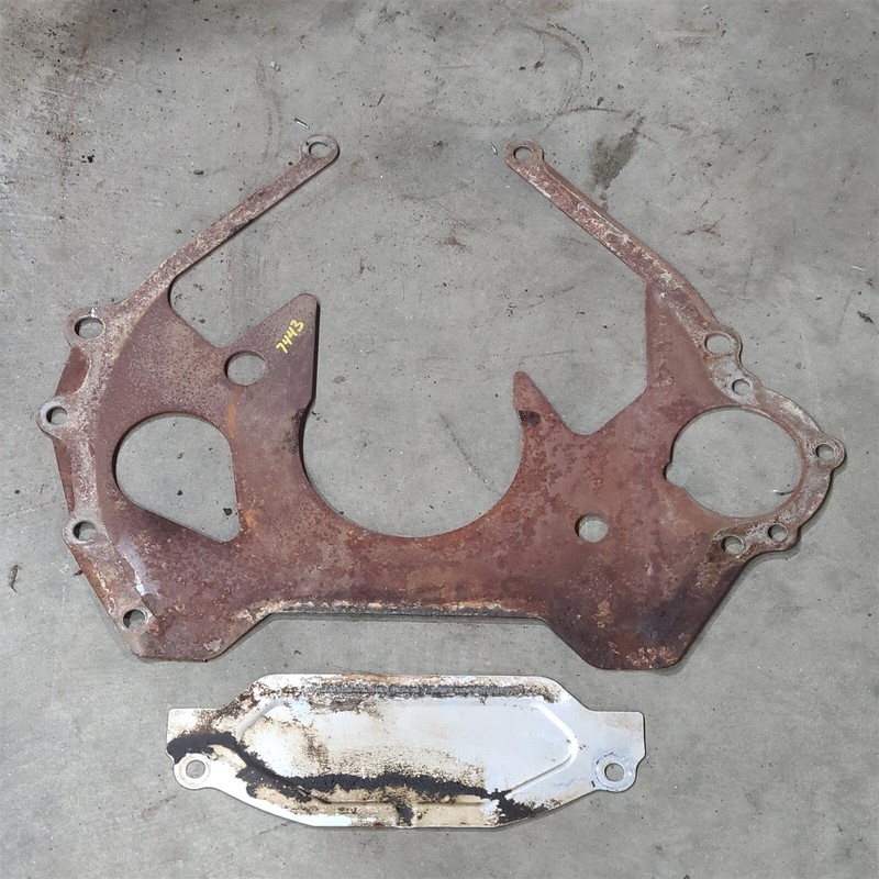 96-98 Mustang Gt Automatic Transmission Block Plate Inspection Plate Aa7443