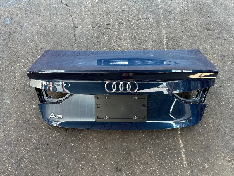 15-20 Audi A3 S3 Sedan TRUNK LID SHELL Blue B9B9 OEM