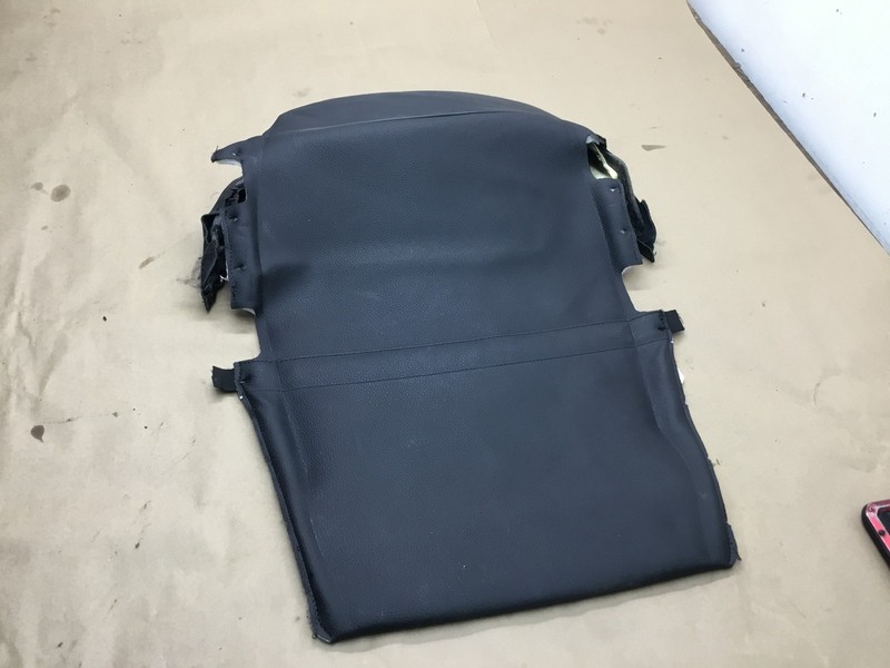 BMW 650I 650 F06 2013 Front Left Driver Seat Back Upper Cover Trim 12-16 |:Y