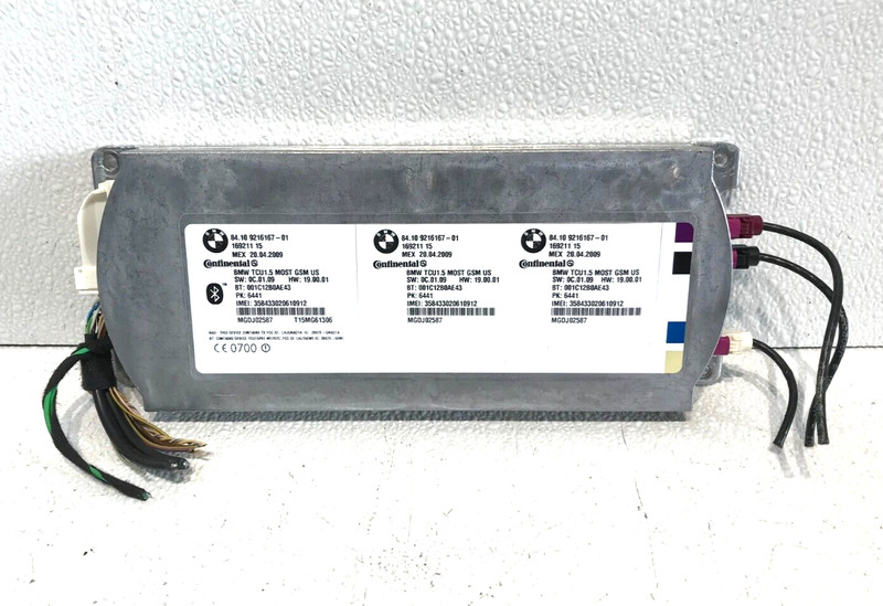 09-15 BMW 750Li 750i F01 F02 Telematics Control Computer Module 9216167 OEM