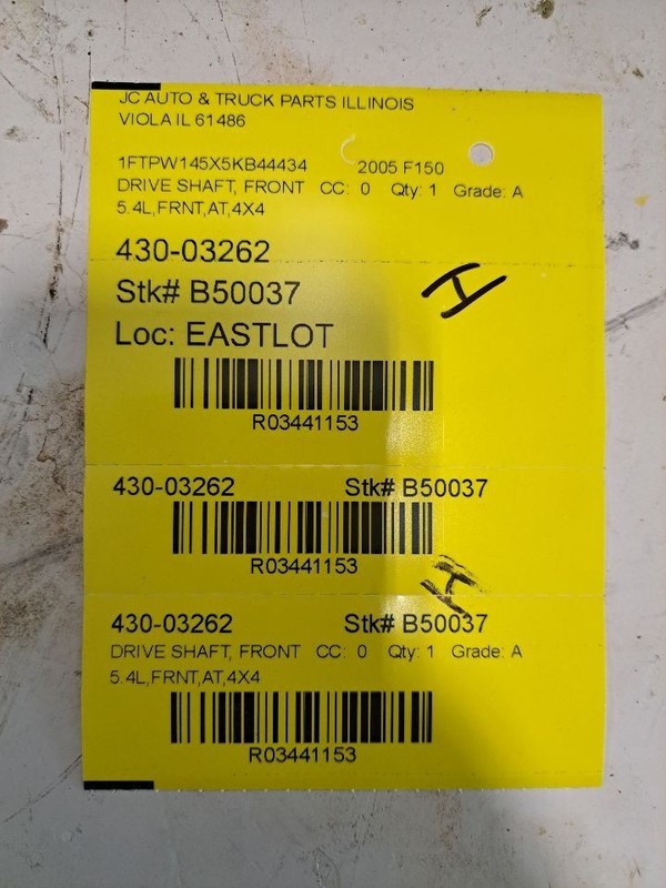 Front Drive Shaft Fits 03-05 EXPEDITION 3441153