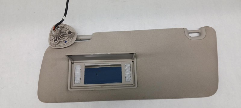 13-'14 DODGE 1500 left driver Sun visor w/illumination gray OEM