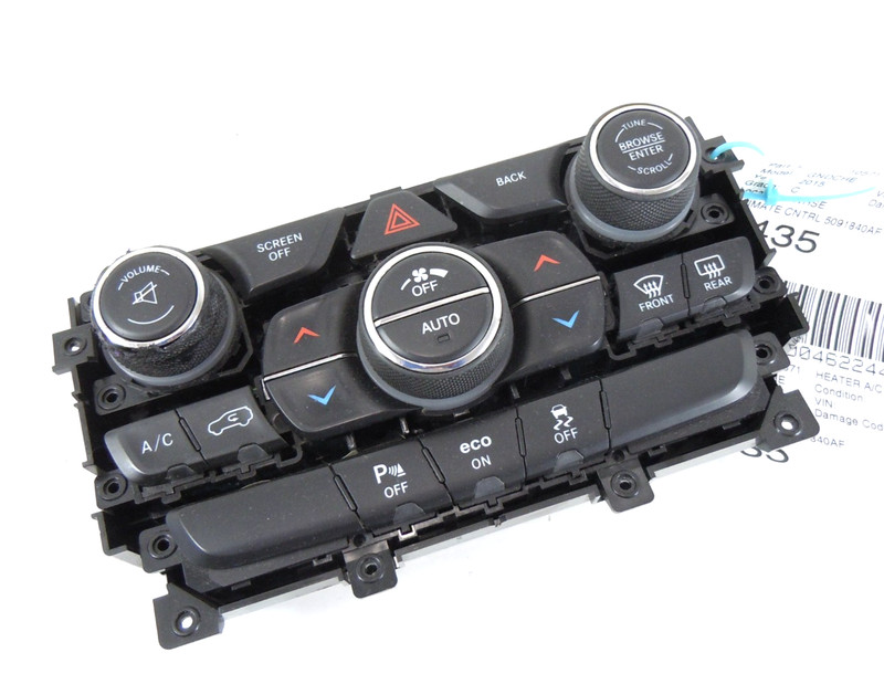 2014 2015 Jeep Grand Cherokee Dual Zone A/C Heat Climate Temperature Control OEM